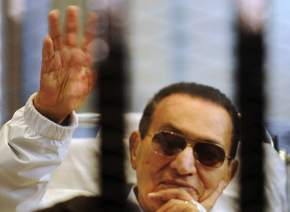 Egipte prokurorai nurodė paleisti iš kalėjimo H. Mubaraką