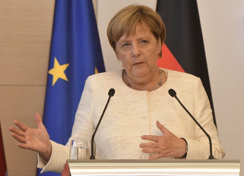 A. Merkel: Vokietija palaiko Gruzijos integraciją į ES