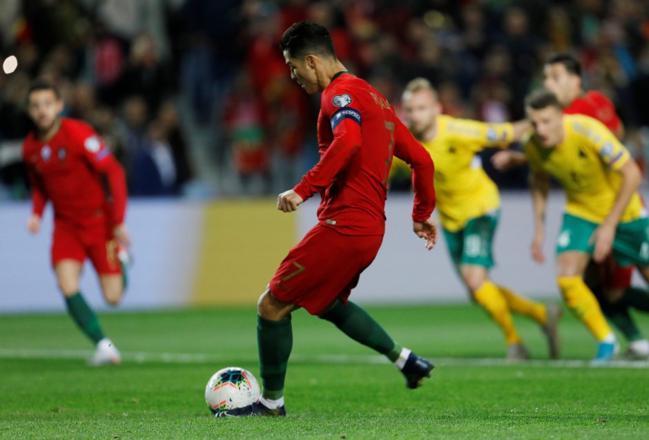 Europos futbolo čempionato atranka: Portugalija – Lietuva 6:0