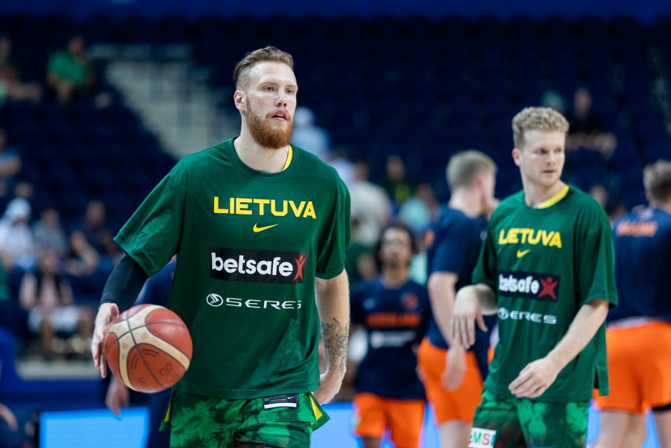 Kontrolinės krepšinio rungtynės: Lietuva – Nyderlandai 94:68