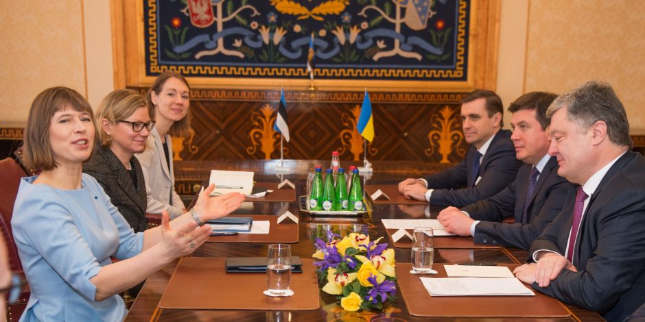 Estijos prezidentė: Ukrainai priklauso teisė pačiai spręsti savo ateitį