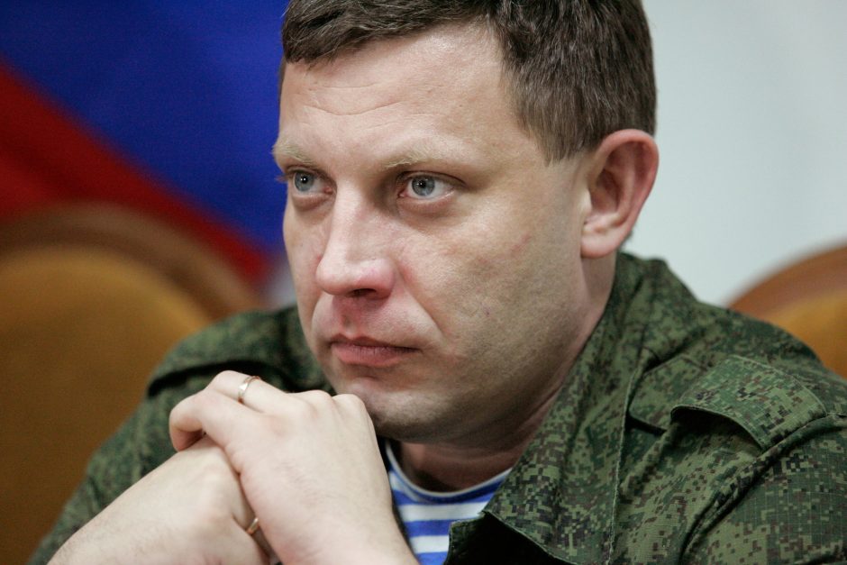 Ukrainos separatistų vadeiva A. Zacharčenka žuvo per sprogdinimą Donecke