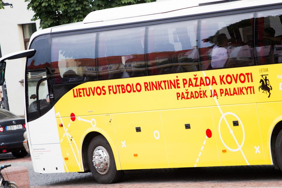 Lietuvos futbolo rinktinės pristatymas