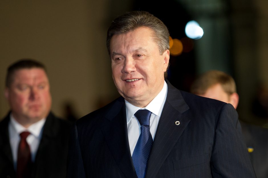 Ukrainos pareigūnai rado V. Janukovyčiaus dokumentų archyvą