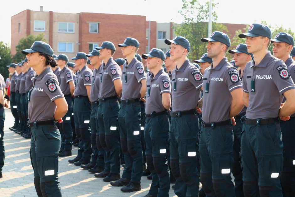 Mokslo metų pradžia Lietuvos policijos mokykloje