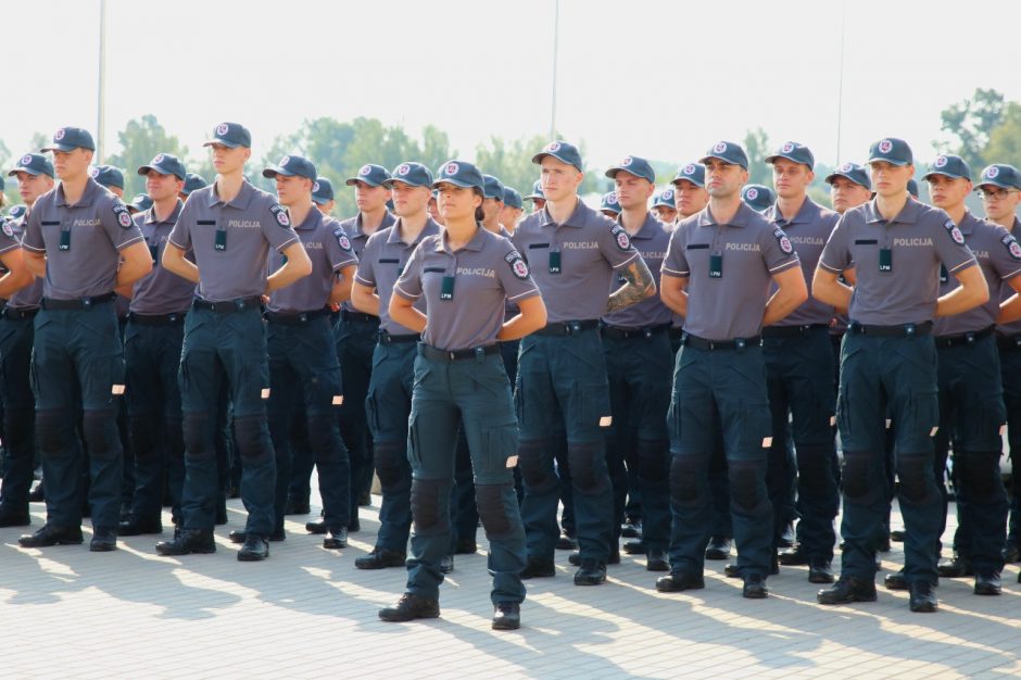 Mokslo metų pradžia Lietuvos policijos mokykloje