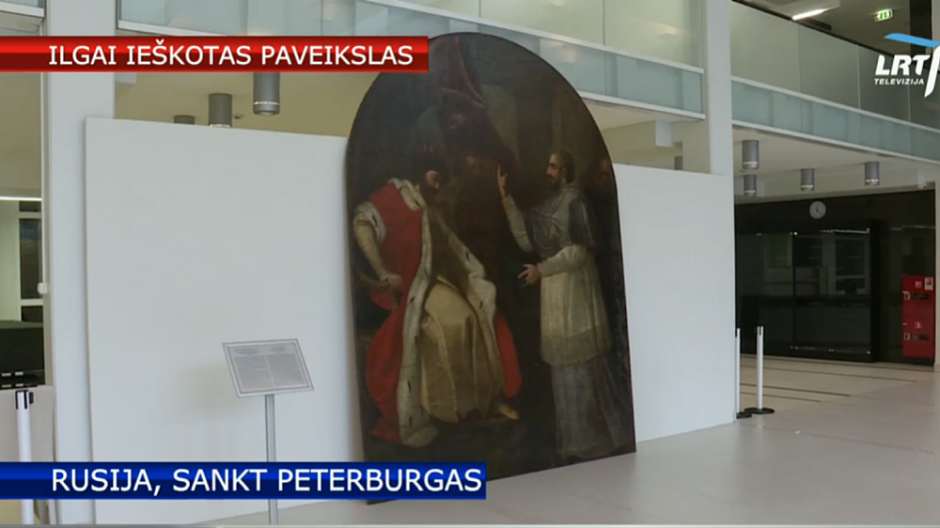 Ilgai ieškotas P. Smuglevičiaus paveikslas pristatytas Ermitažo lankytojams