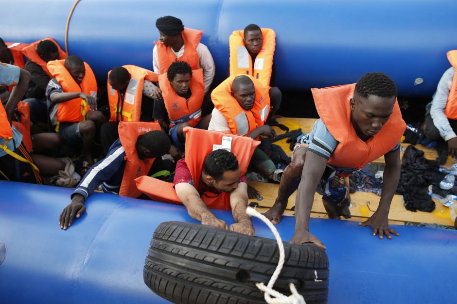 Libijos pakrančių apsauga išgelbėjo daugiau kaip 130 migrantų