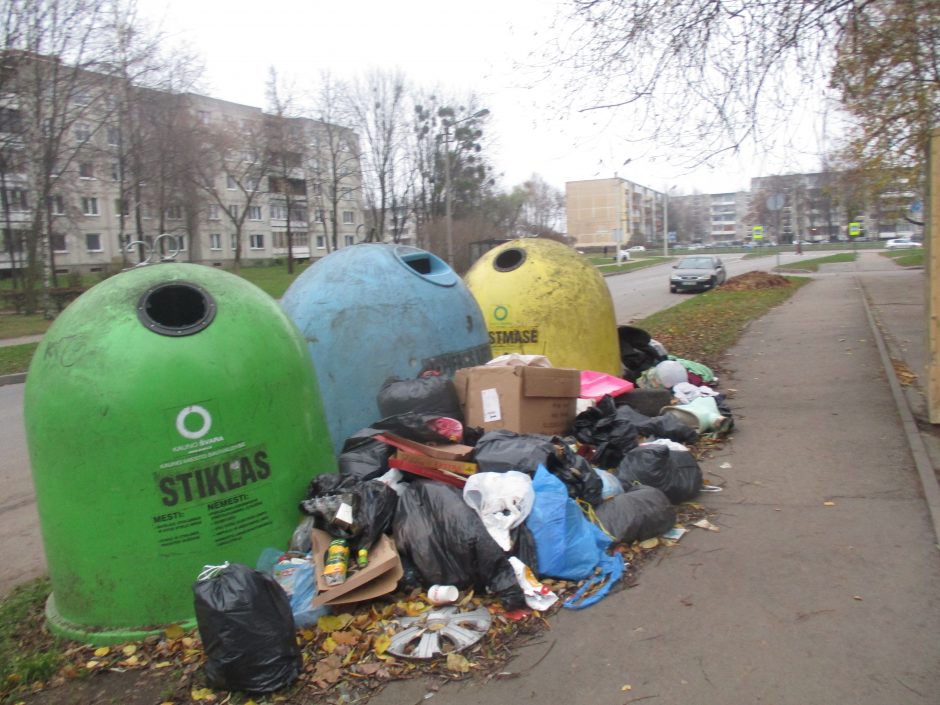 Kauniečiai šiukšles meta prie pėsčiųjų tako, nes tingi paeiti keliasdešimt metrų?