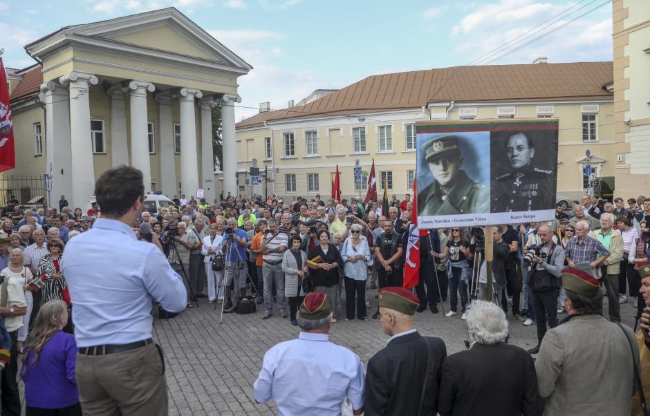 Mitingas S. Daukanto aikštėje