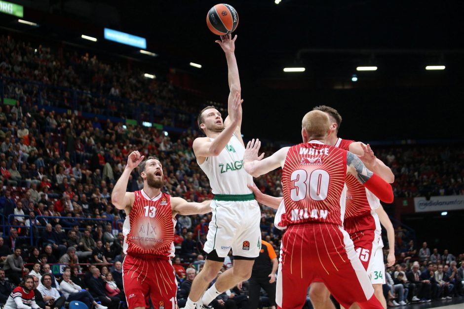 Eurolyga: „AX Armani Exchange“ - „Žalgiris“ 85:81