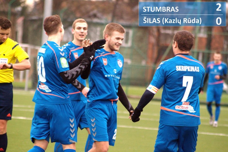 „Stumbro“ futbolininkai įveikė 