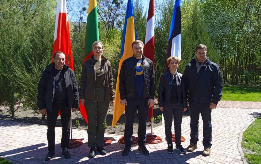 Vidaus reikalų ministrė lankosi Kyjive, žada stiprinti paramą Ukrainai
