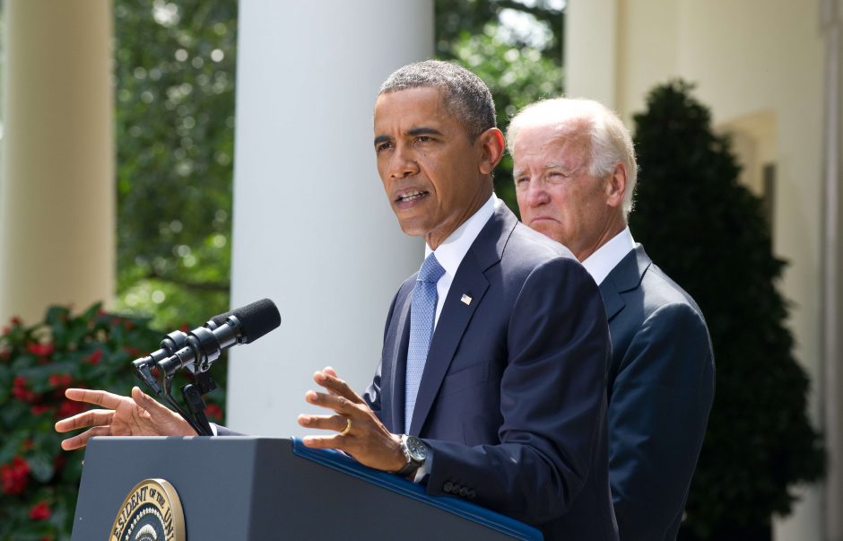 B. Obama paprašė Kongresą sankcionuoti karinius veiksmus prieš Siriją 