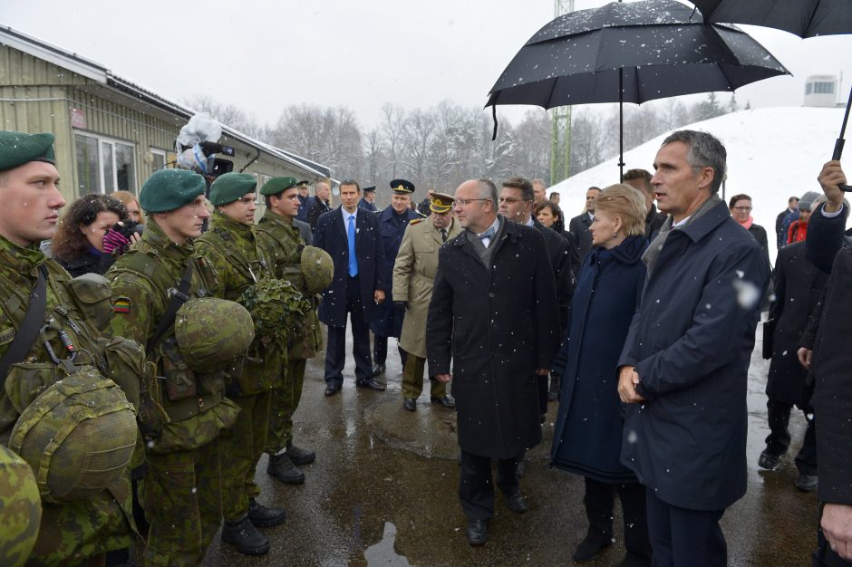 NATO vadovas apsilankė Karmėlavoje