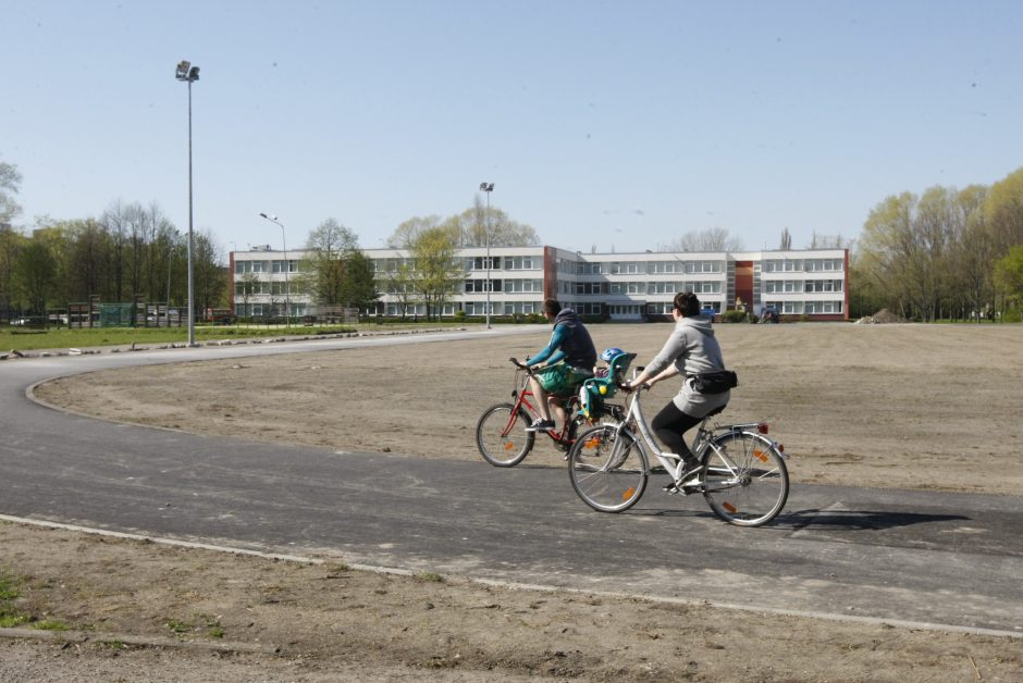 Uostamiestyje atnaujinami mokyklų stadionai