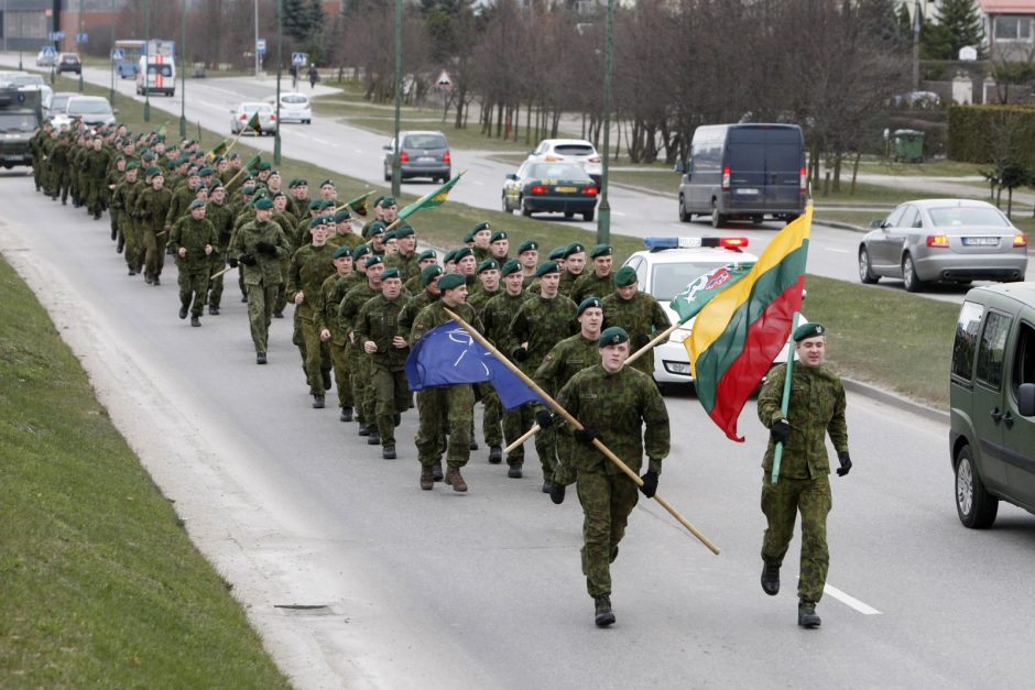 Narystę NATO pažymėjo bėgimu