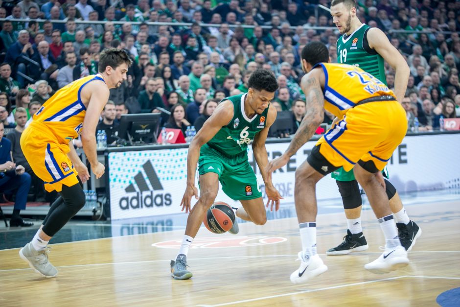 „Žalgiris“ po atkaklios kovos nusileido „Chimki“ krepšininkams