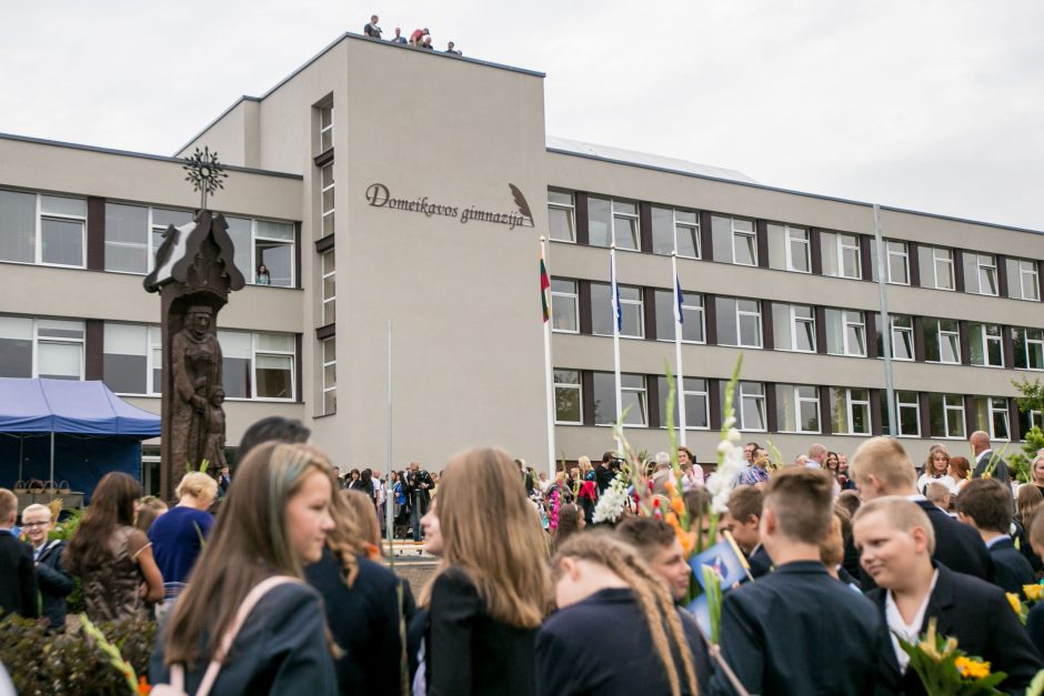 Domeikaviškiai mokysis rekonstruotoje gimnazijoje