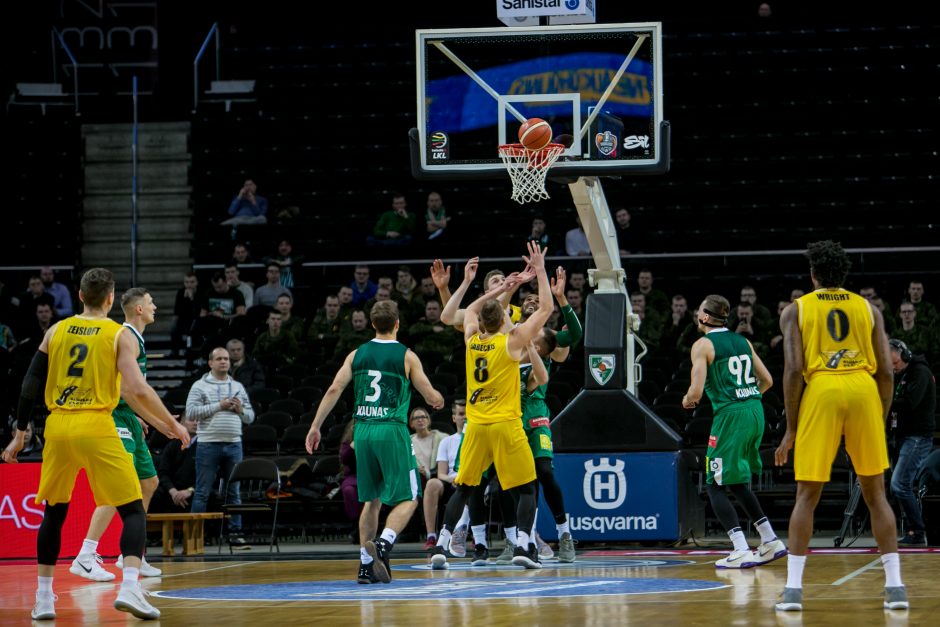 „Žalgirio“ krepšininkai iškopė į Karaliaus Mindaugo taurės pusfinalį