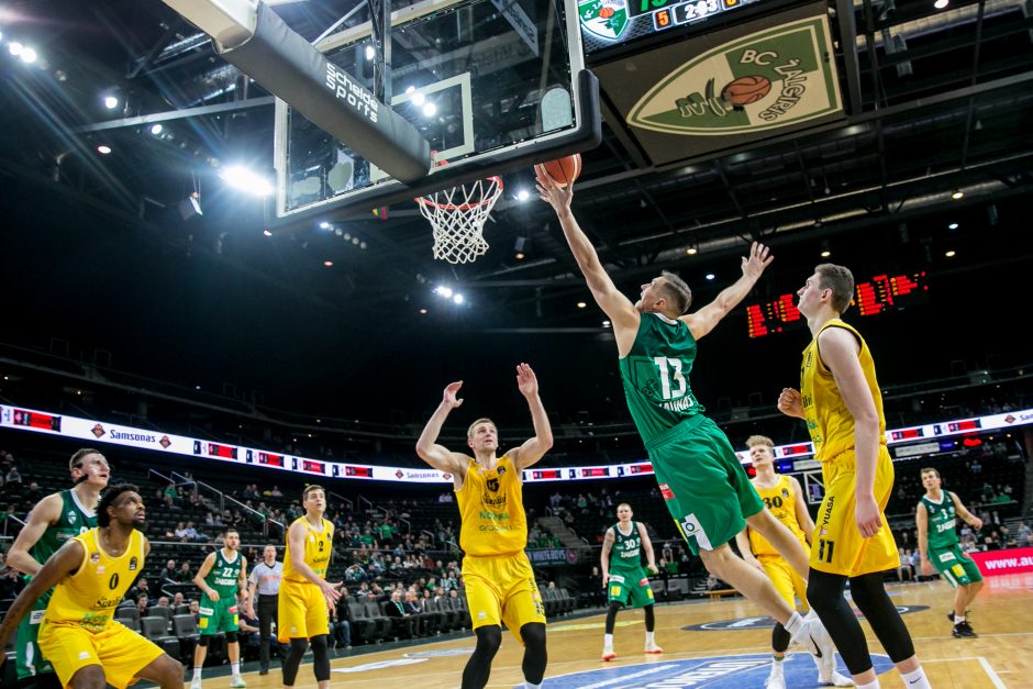 „Žalgirio“ krepšininkai iškopė į Karaliaus Mindaugo taurės pusfinalį