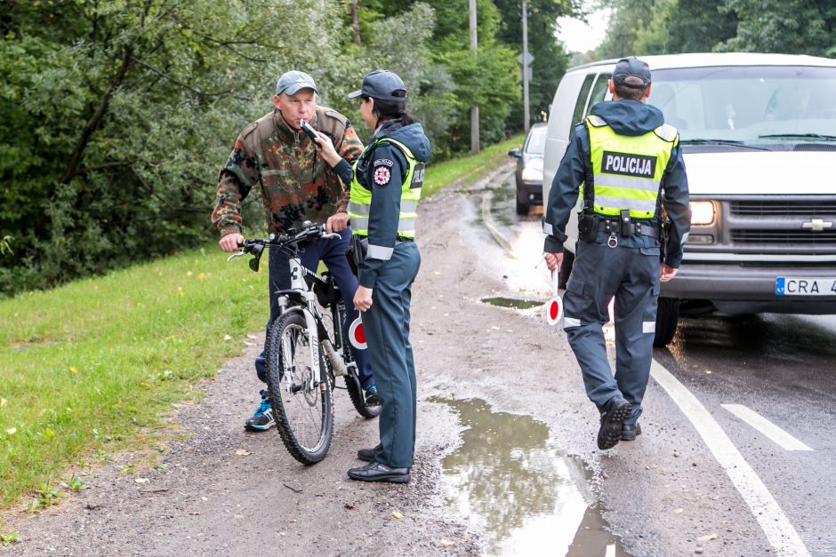 Vaišvydavoje vairuotojų laukė policija 