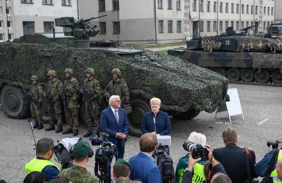 D. Grybauskaitė: Vokietijos kariai – Lietuvos saugumo garantas