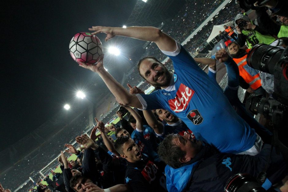 G. Higuaino rekordas ir penktasis Italijos „Napoli“ klubo sidabras