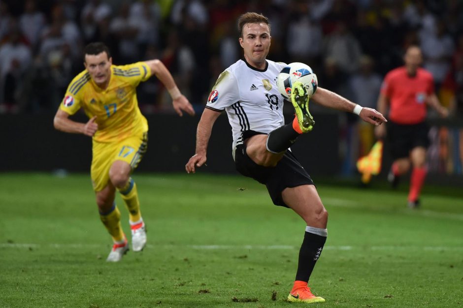 Pasaulio čempionė Vokietijos rinktinė nukovė Ukrainos futbolininkus