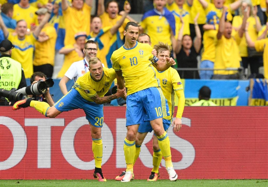 Europos čempionatas: Švedijos ir Airijos futbolininkai sužaidė lygiosiomis