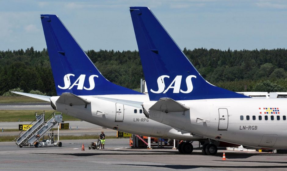 SAS Švedijos pilotai sutiko nutraukti streiką