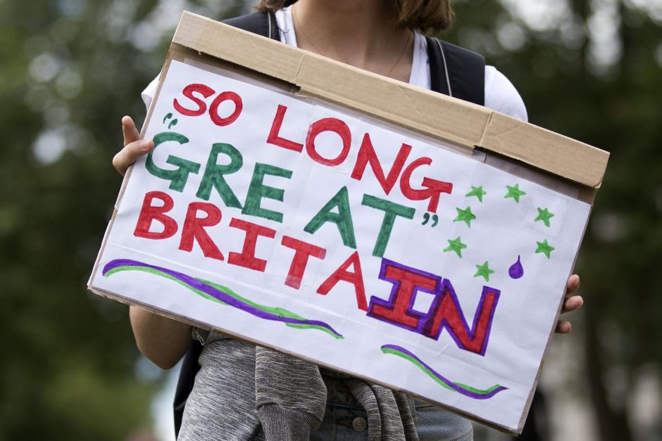 Londonas nepasiduoda – vyksta masiniai protestai prieš „Brexit“
