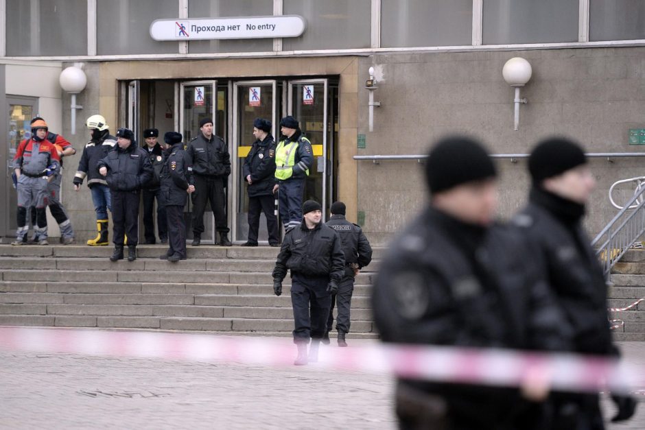 Teroro aktas Sankt Peterburgo metro: žuvo mažiausiai 11 žmonių