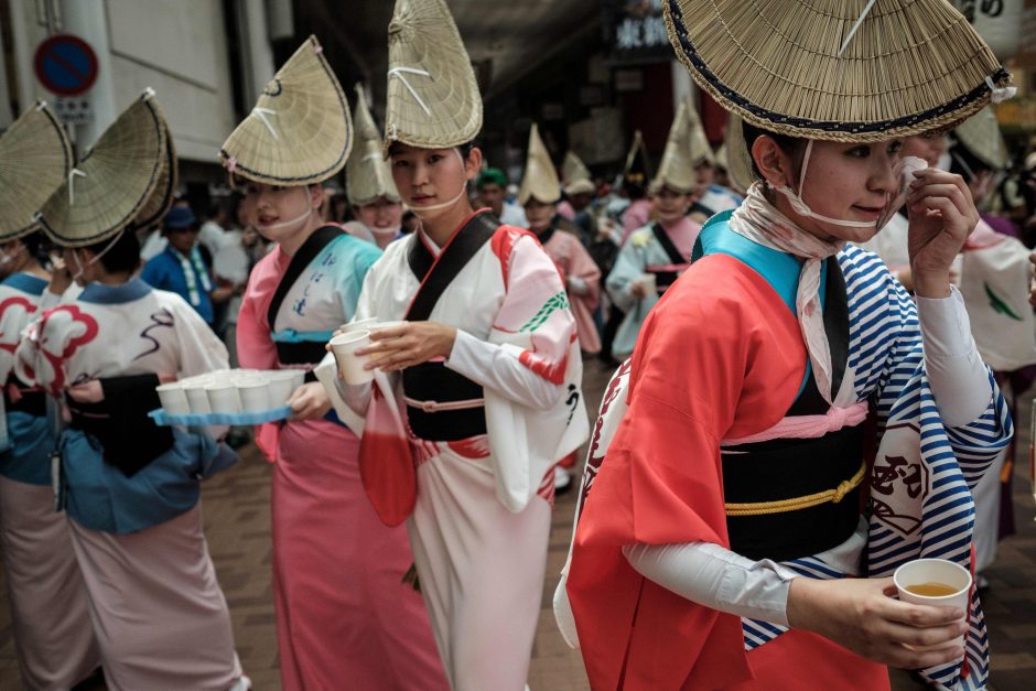 Japonijos festivalyje susirinko milijonas šokių mylėtojų