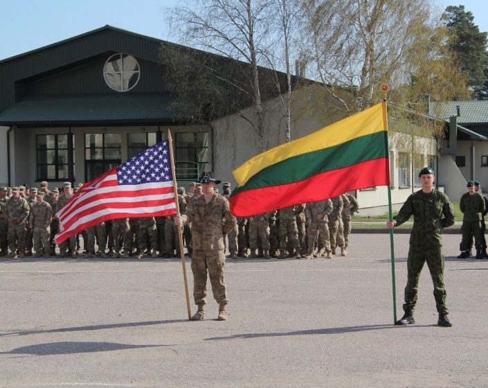 Tarnybą Lietuvoje pradėjo nauja JAV karių rotacija