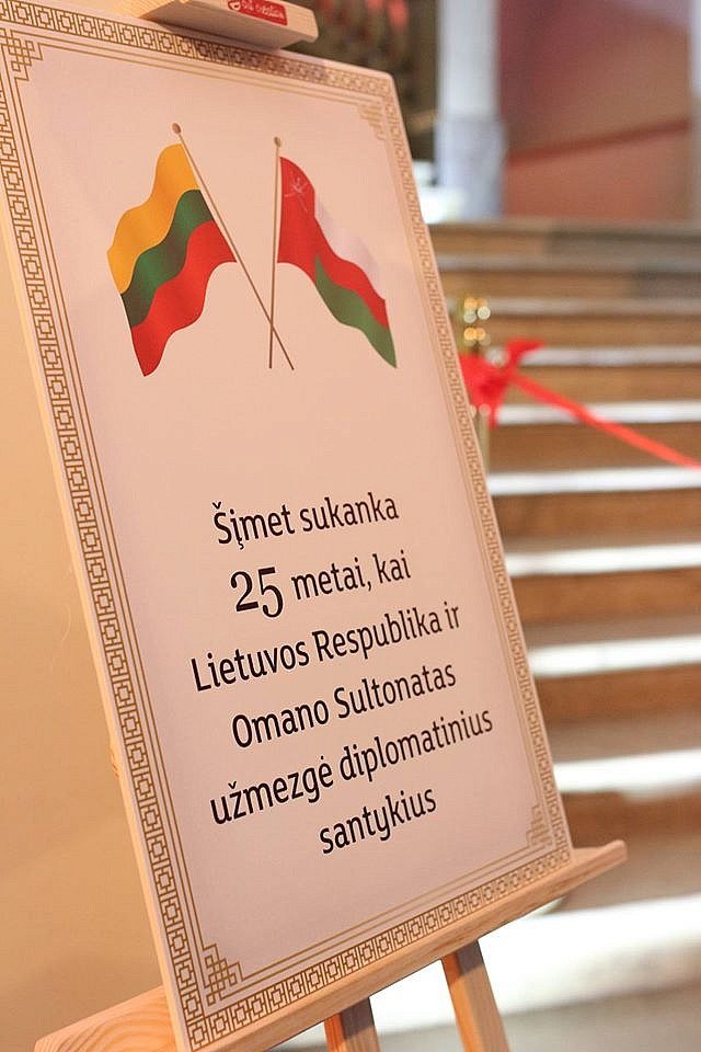 Vilniaus rotušėje atverti Omano Sultonato kultūros lobynai