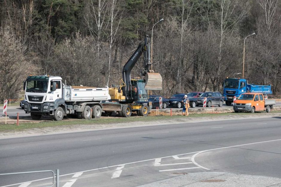 Prasidėjo svarbi Geležinio Vilko gatvės atkarpos rekonstrukcija