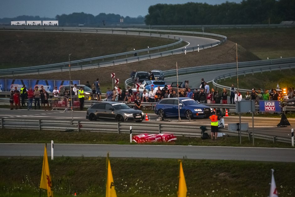 „Aurum 1006 km lenktynių“ pirmąją dieną užbaigė traukos varžybos