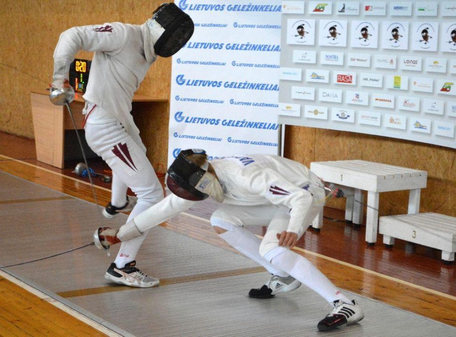 Fechtuotojai Kaune be medalių neliko