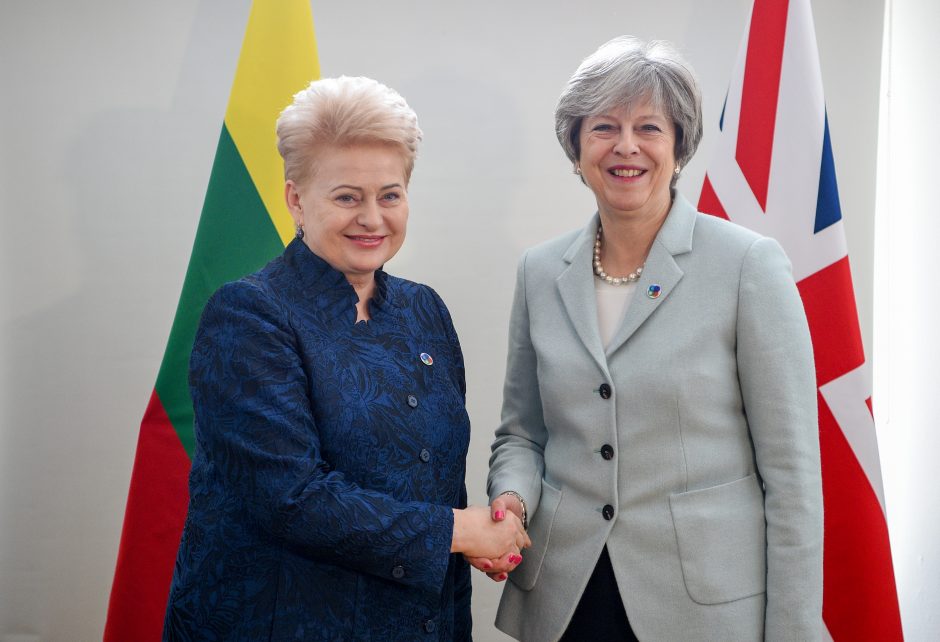 D. Grybauskaitė su britų premjere aptarė emigravusių lietuvių situaciją