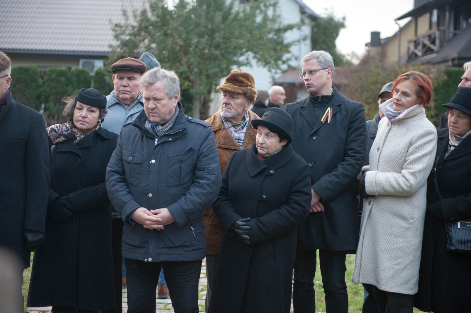 Kauniečiai rinkosi pagerbti Lietuvos partizanus