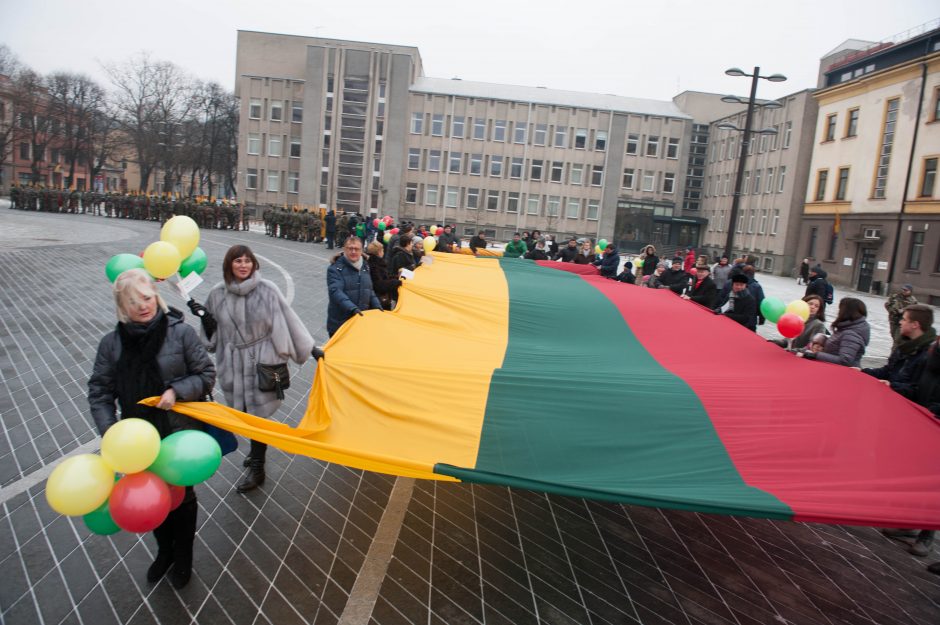 Kaunas Vasario 16-ąją švenčia, kaip dar niekad nešventė