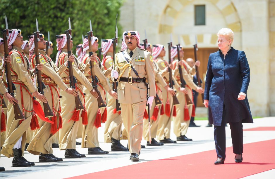 D. Grybauskaitė susitiko su Jordanijos karaliumi