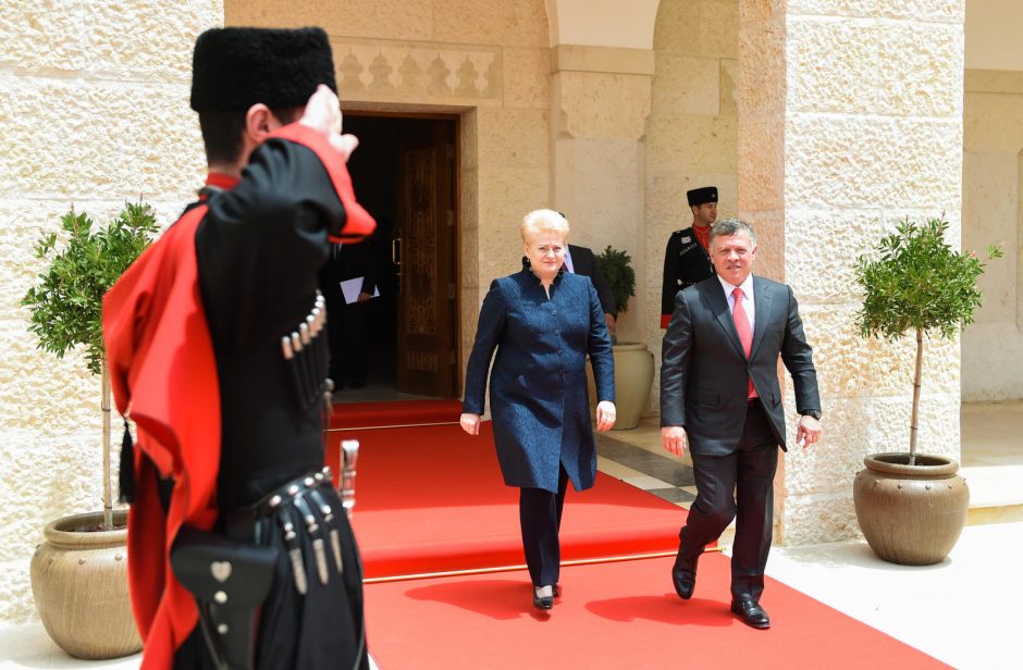 D. Grybauskaitė susitiko su Jordanijos karaliumi