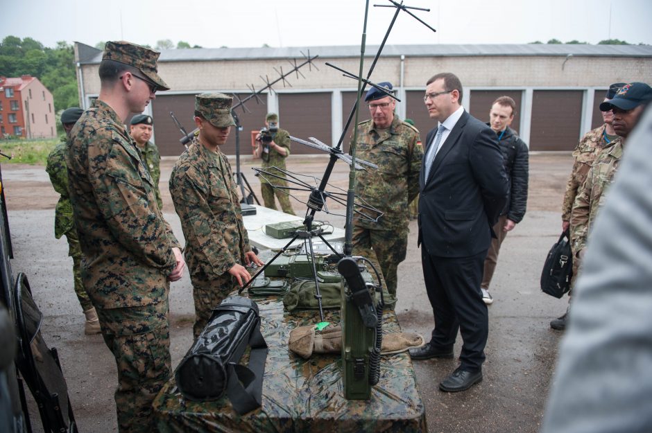 NATO kariai Panemunėje išrikiavo itin svarbią techniką