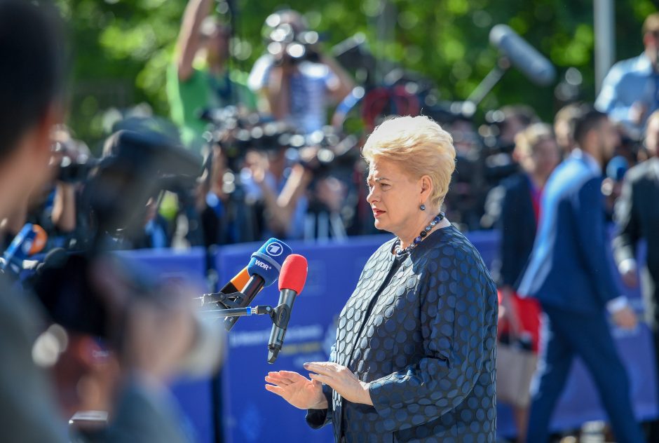 D. Grybauskaitė: JAV pasitraukimas iš Irano susitarimo daro žalą