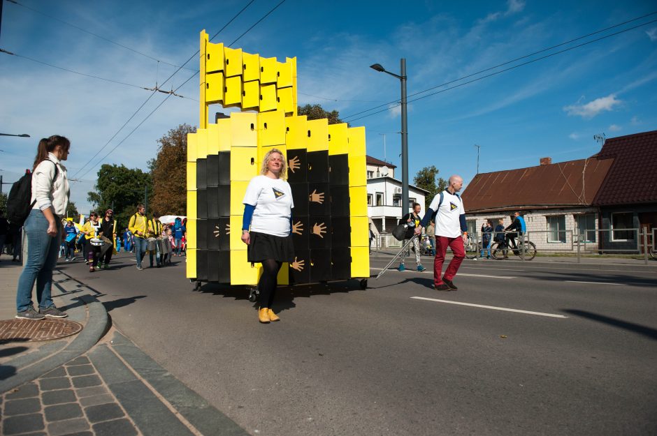 Šančių parade – nuo žaismingų kaukių iki protestuotojų