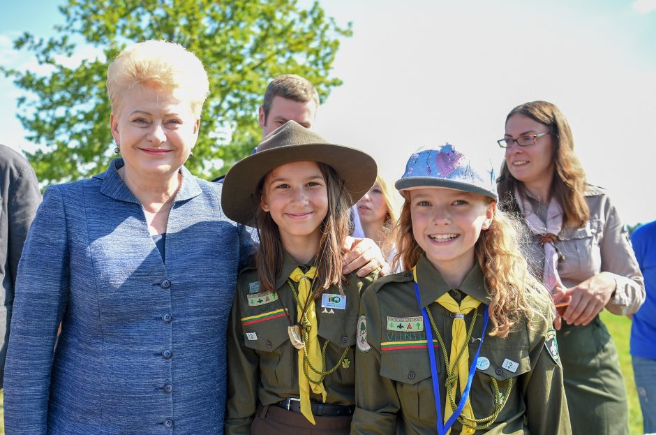 D. Grybauskaitė linki skautams pritraukti dar daugiau jaunimo