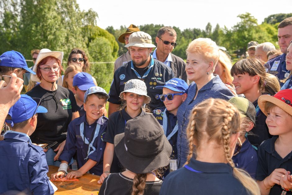 D. Grybauskaitė linki skautams pritraukti dar daugiau jaunimo