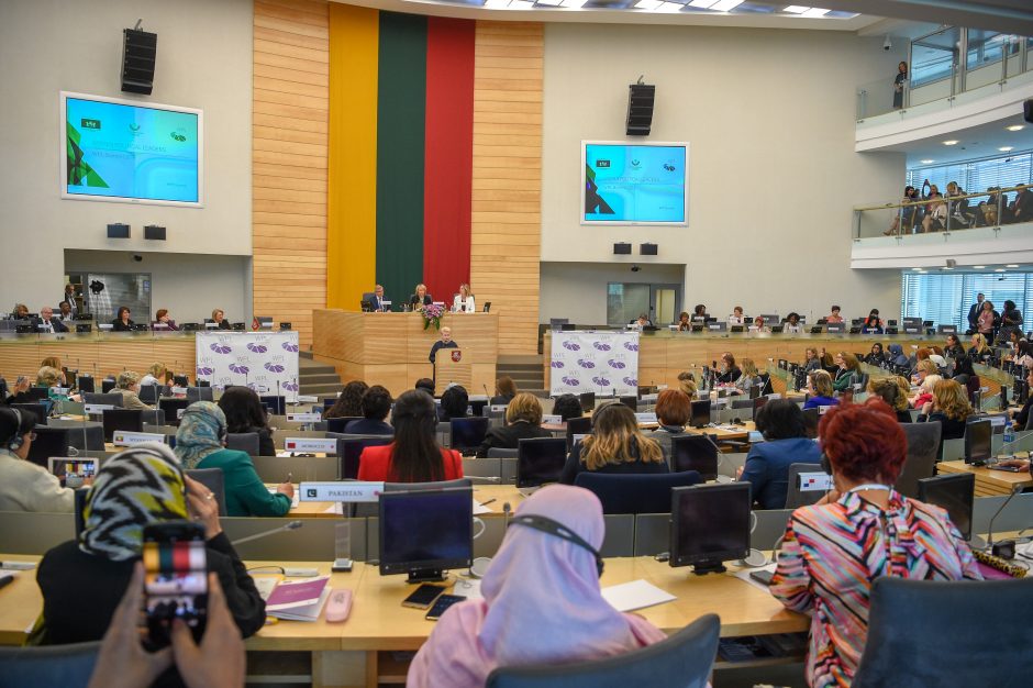 Moterų politikos lyderių suvažiavimas Seime